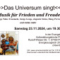 Konzert Das Universum singt - Musik für Frieden und Freude, 23.11.24, AK